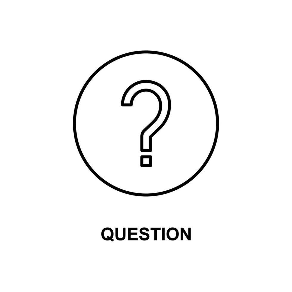 question mark vector icon