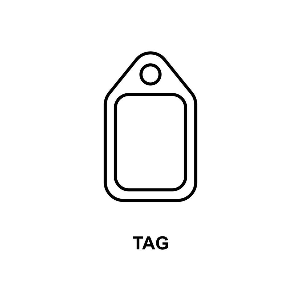 tag vector icon