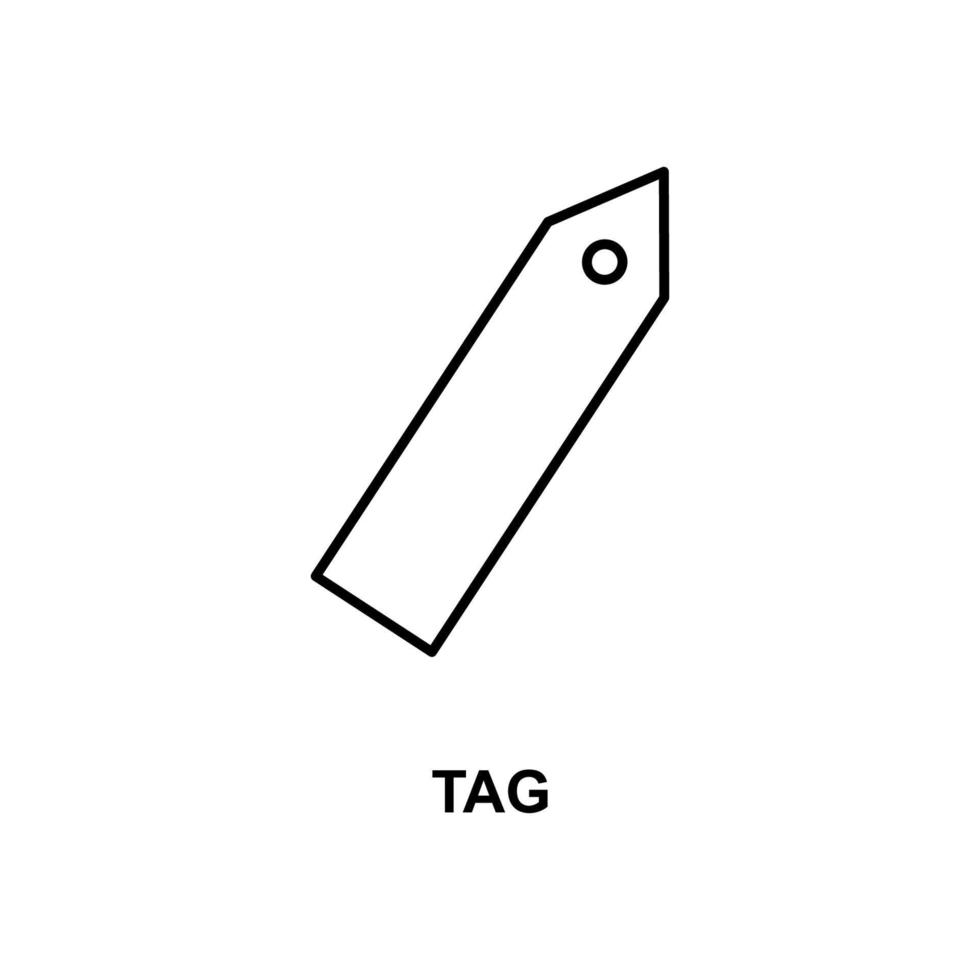 tag vector icon