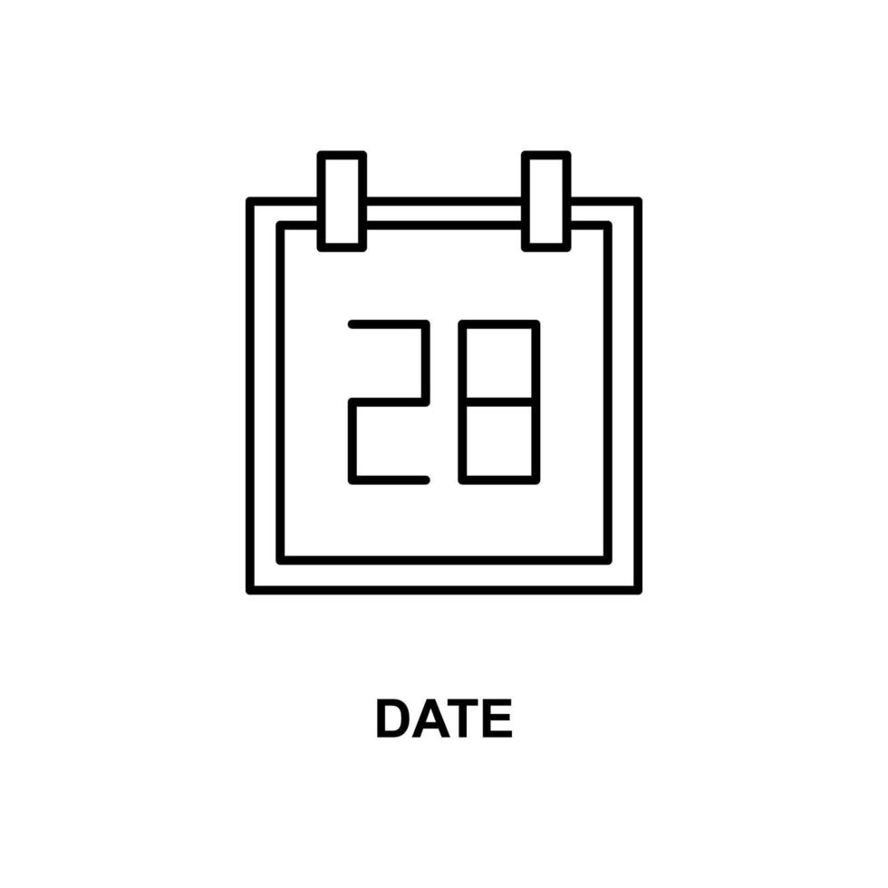 date vector icon