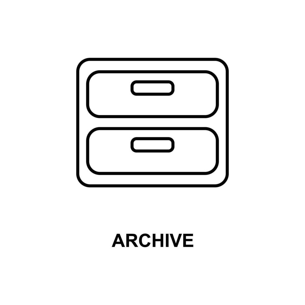 archive vector icon