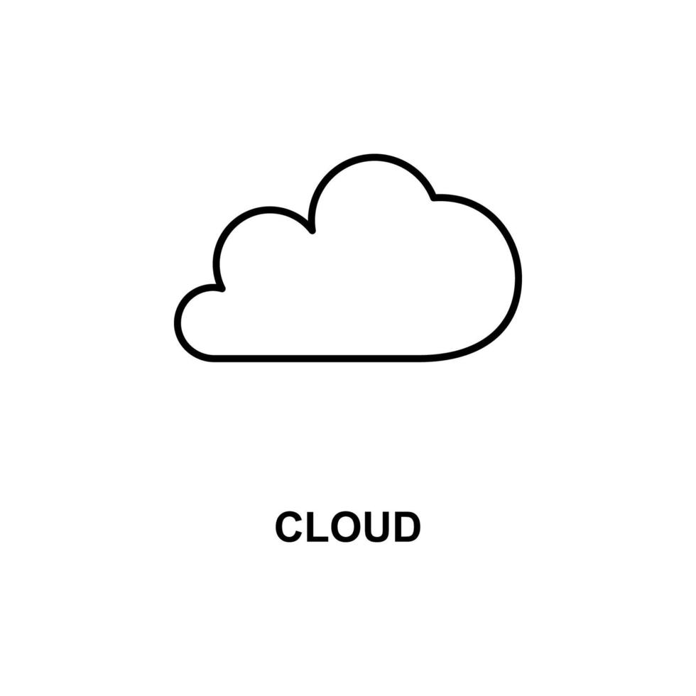 cloud vector icon