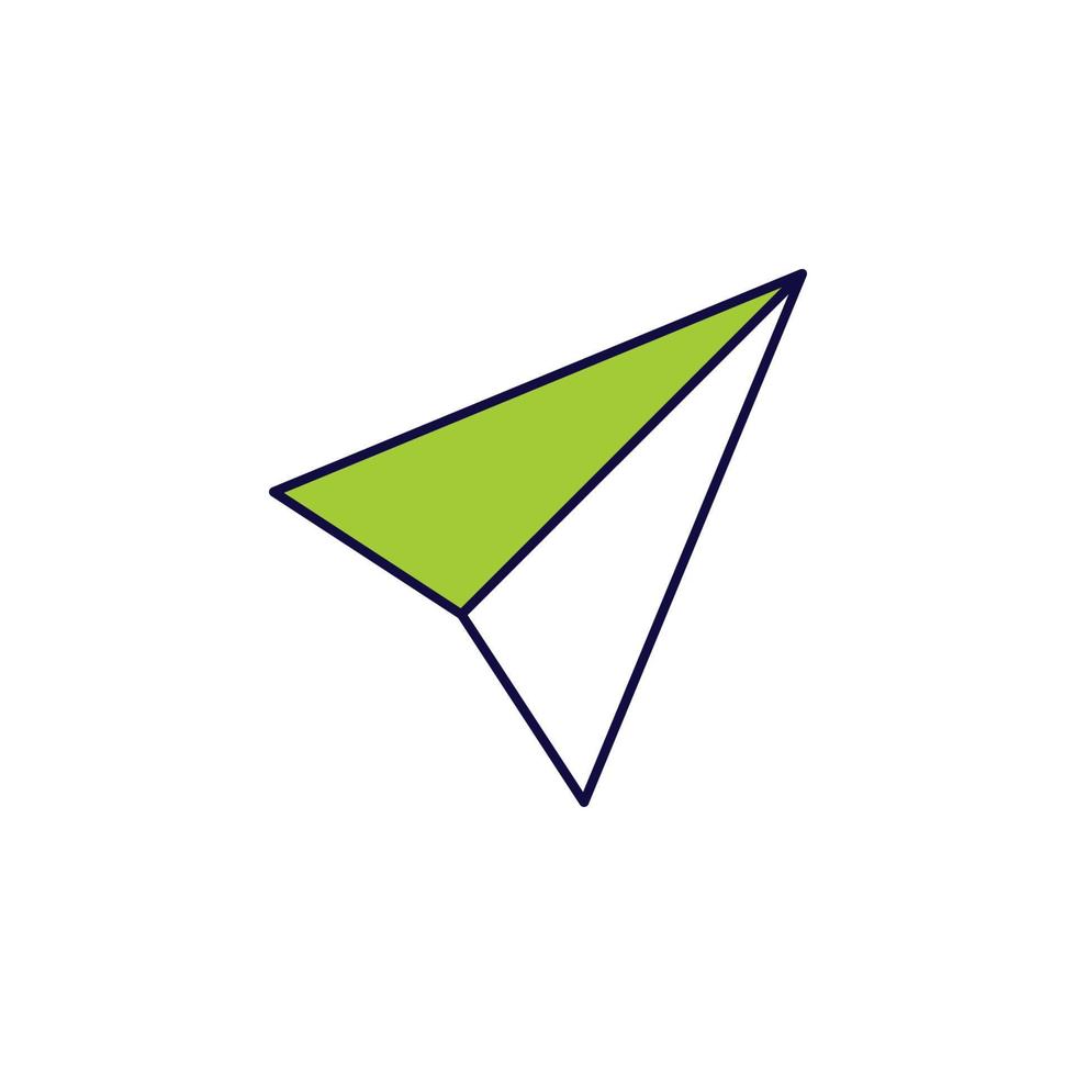 paper airplane vector icon