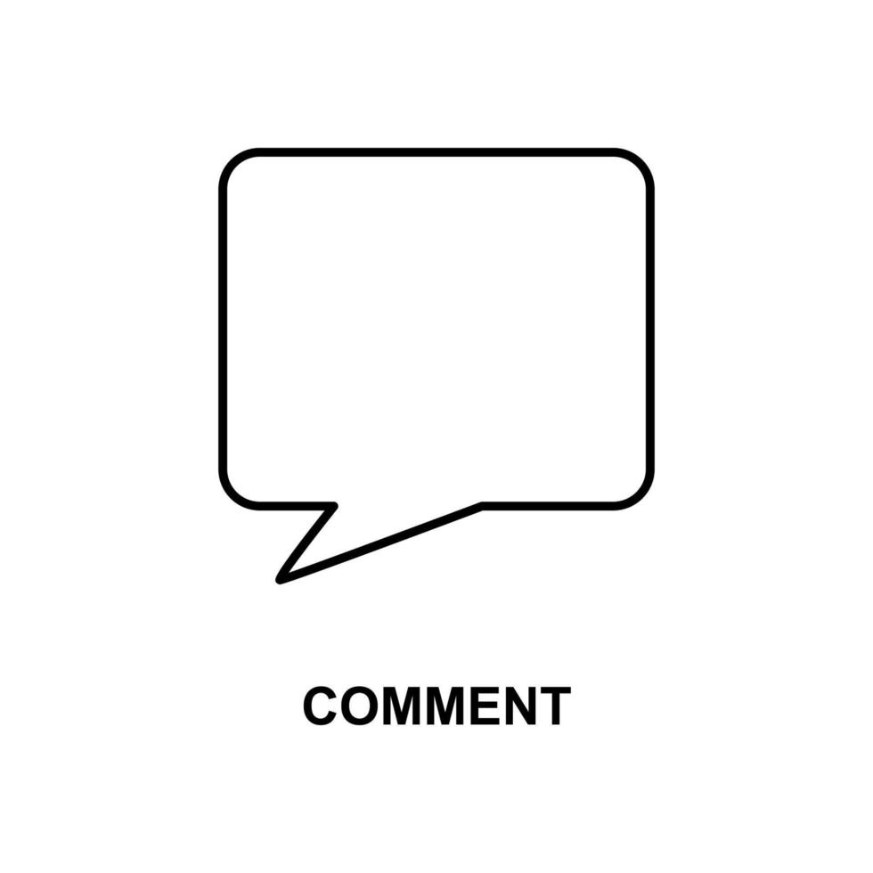 comment vector icon