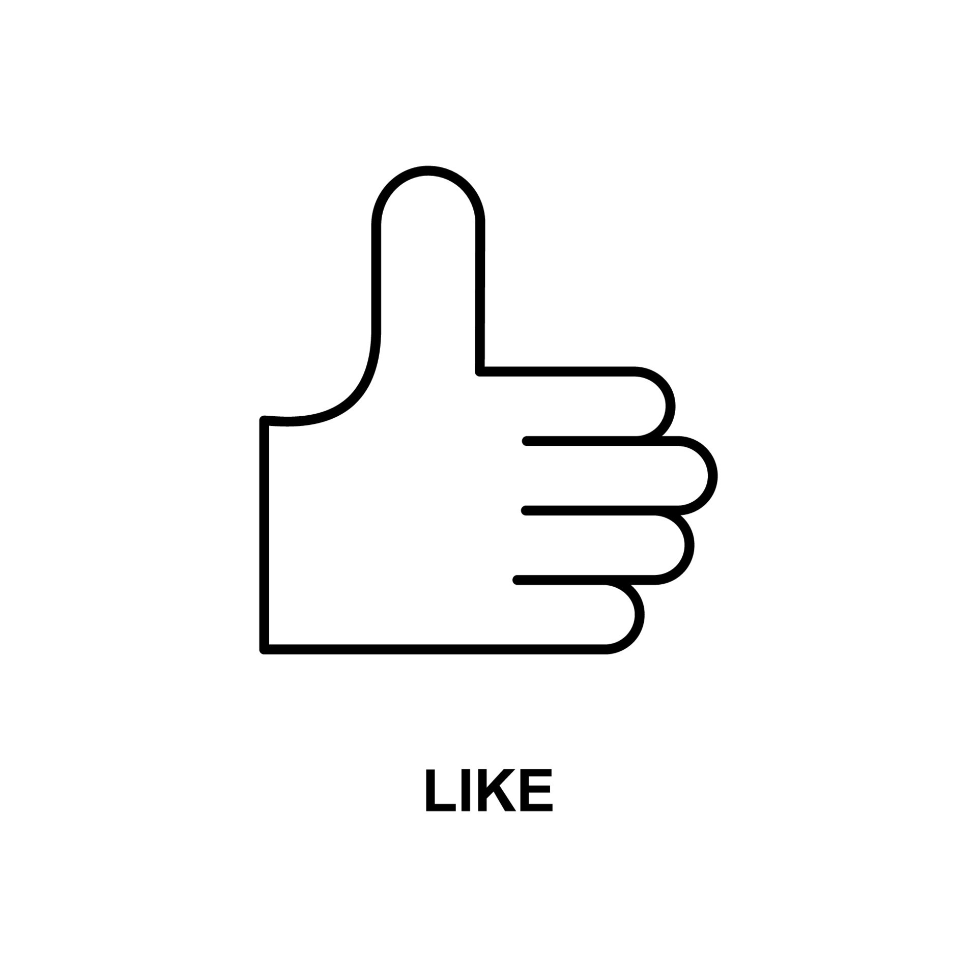 like sign vector icon 22761914 Vector Art at Vecteezy