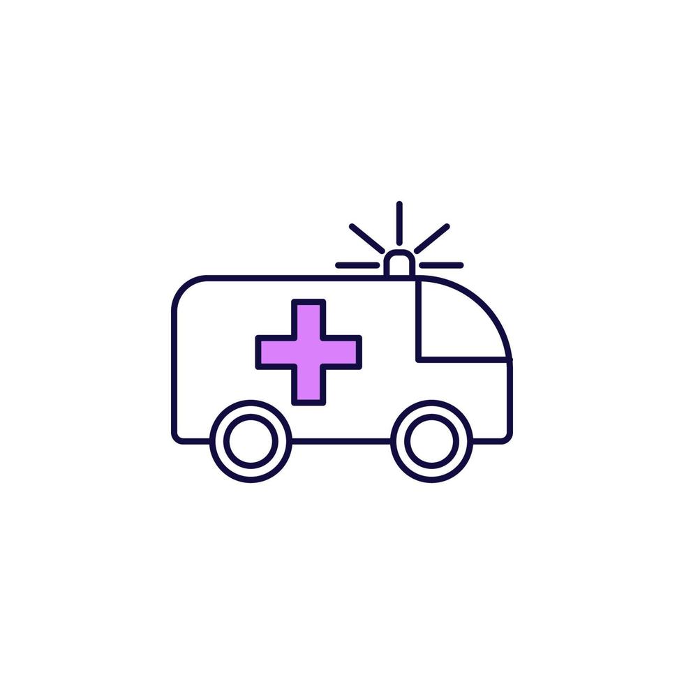 ambulance vector icon