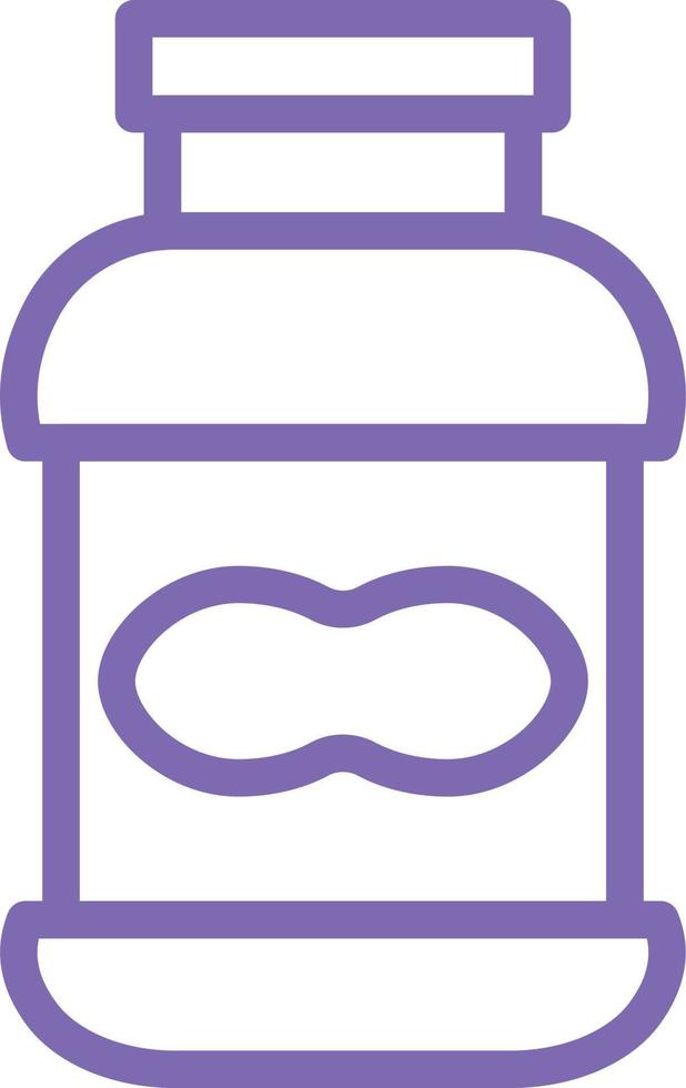 Peanut Butter Vector Icon Design