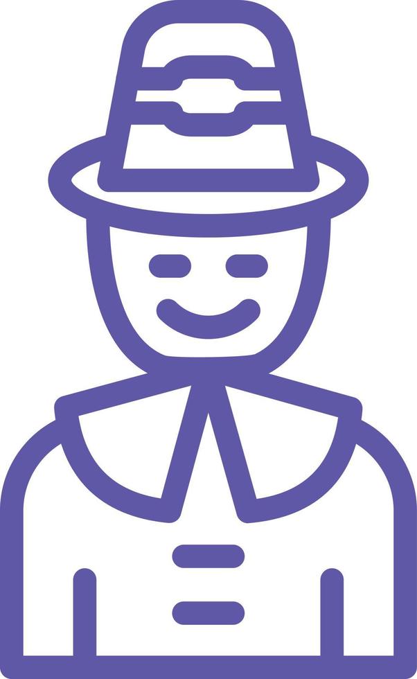 Pilgrim Vector Icon Design