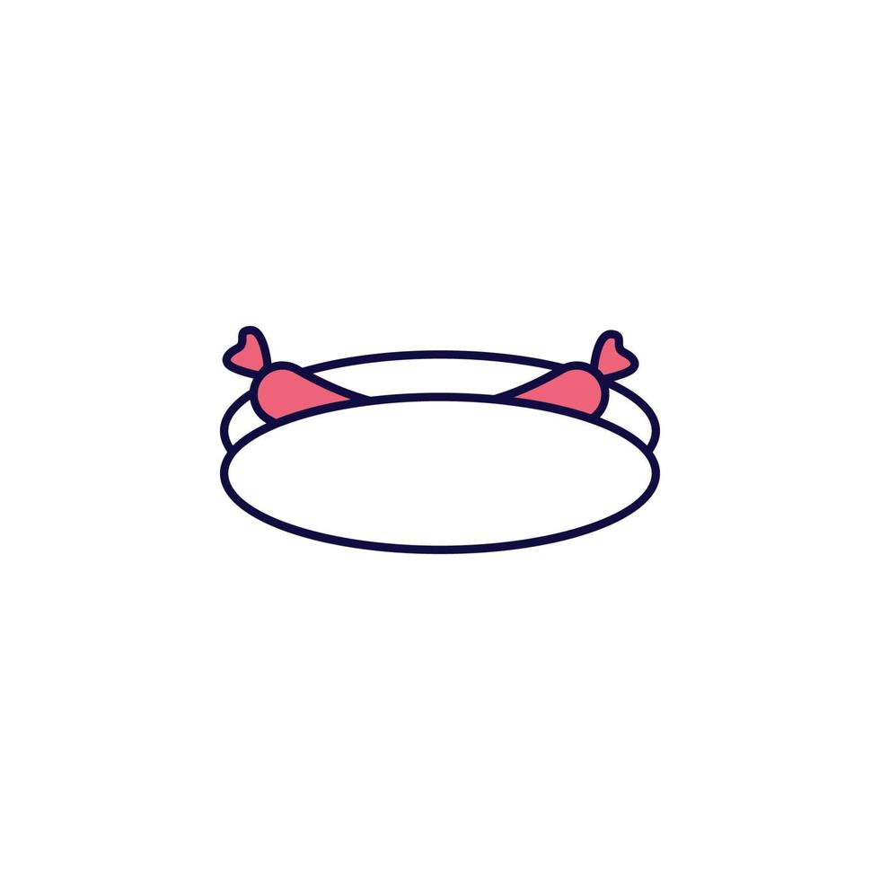 hotdog vector icon