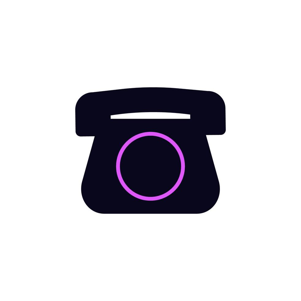 line phone vector icon