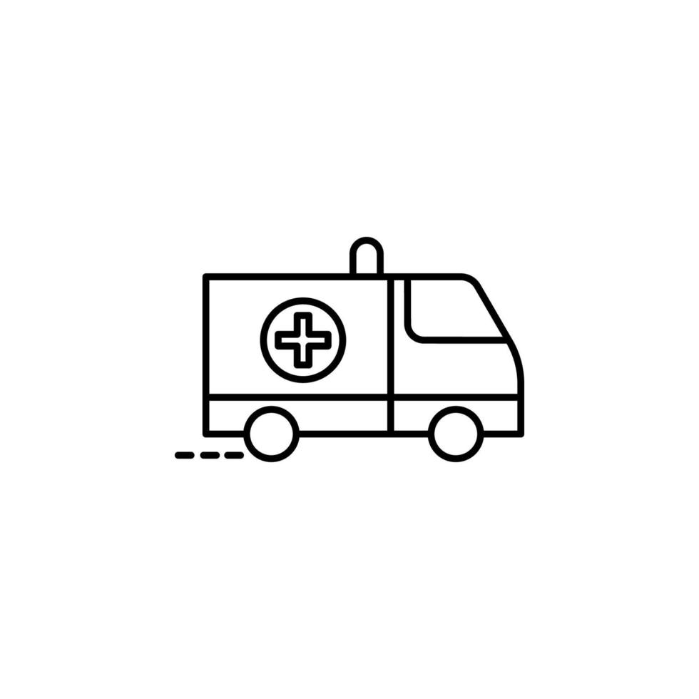 Ambulance vector icon