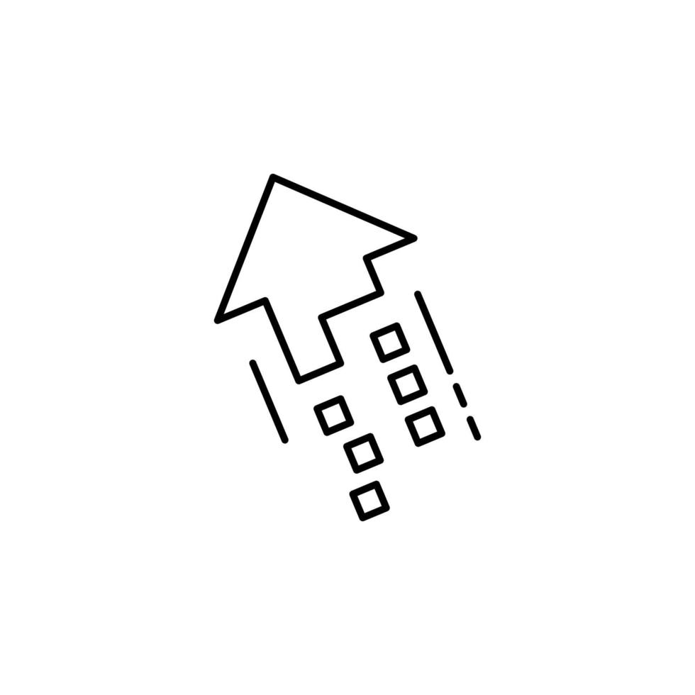 aspiring arrow vector icon