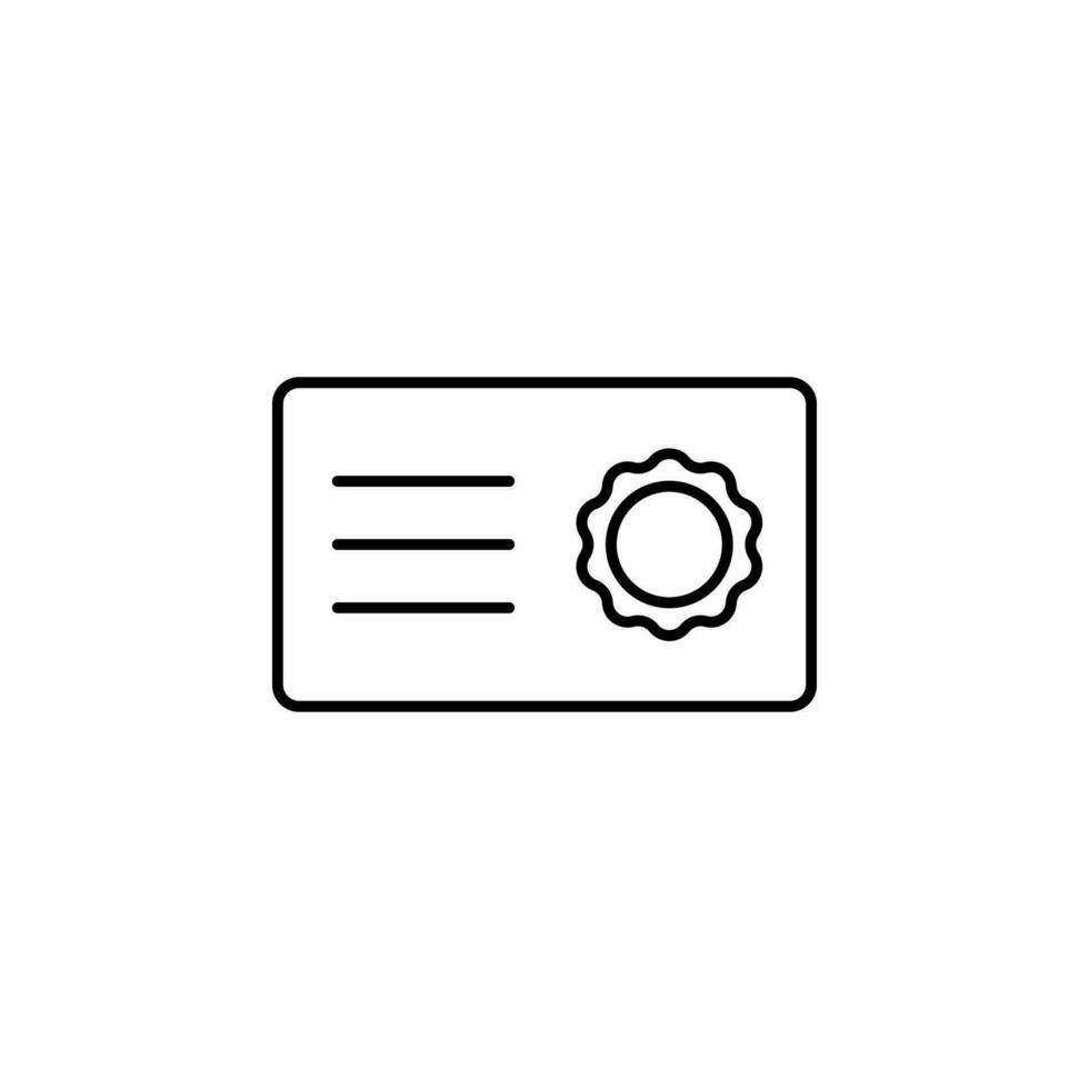 certificate vector icon