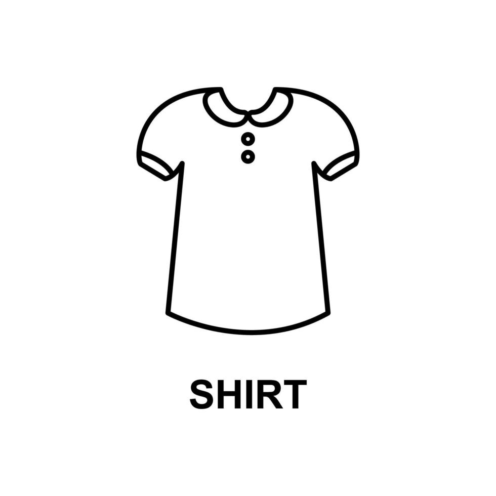 T-shirt vector icon