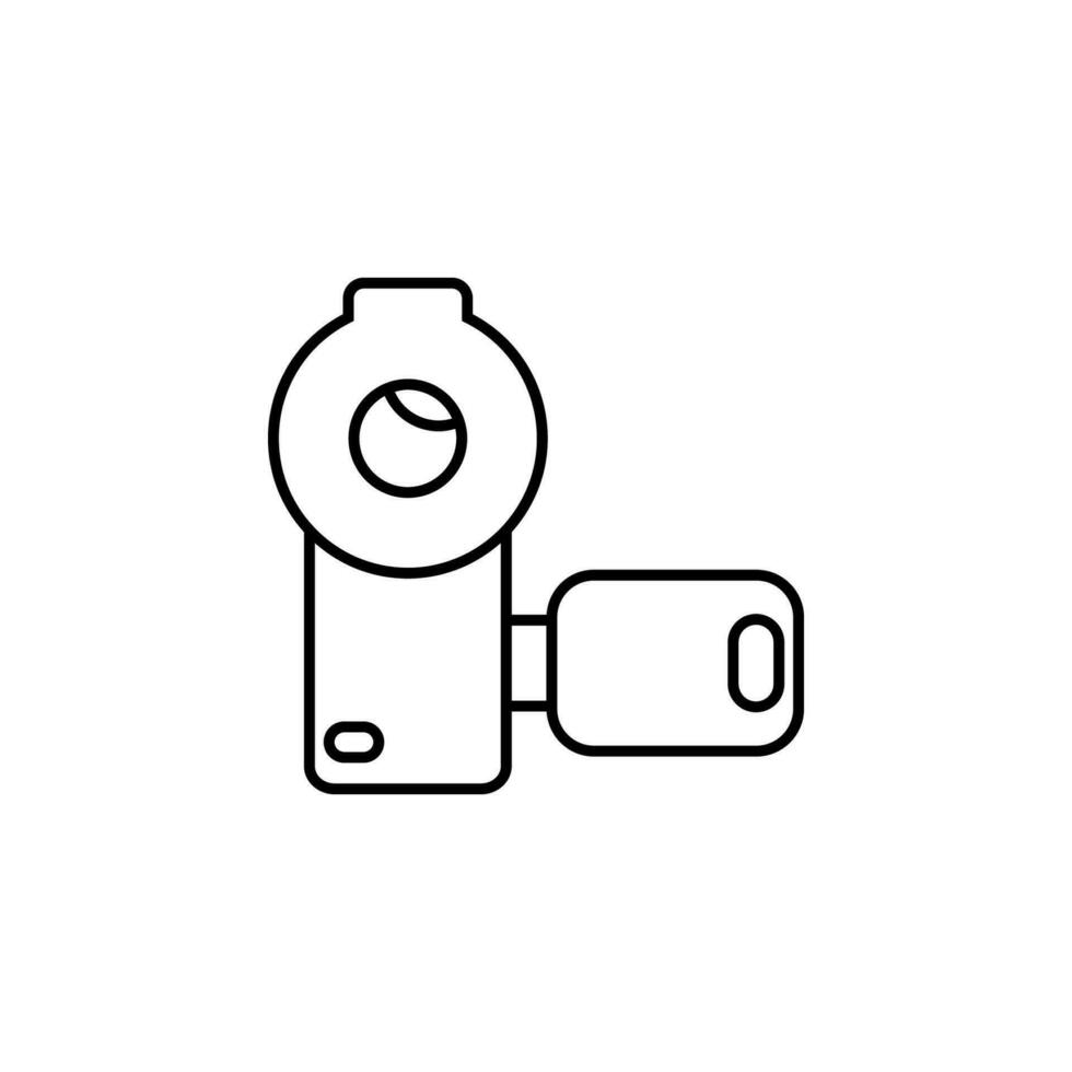 manual cámara vector icono