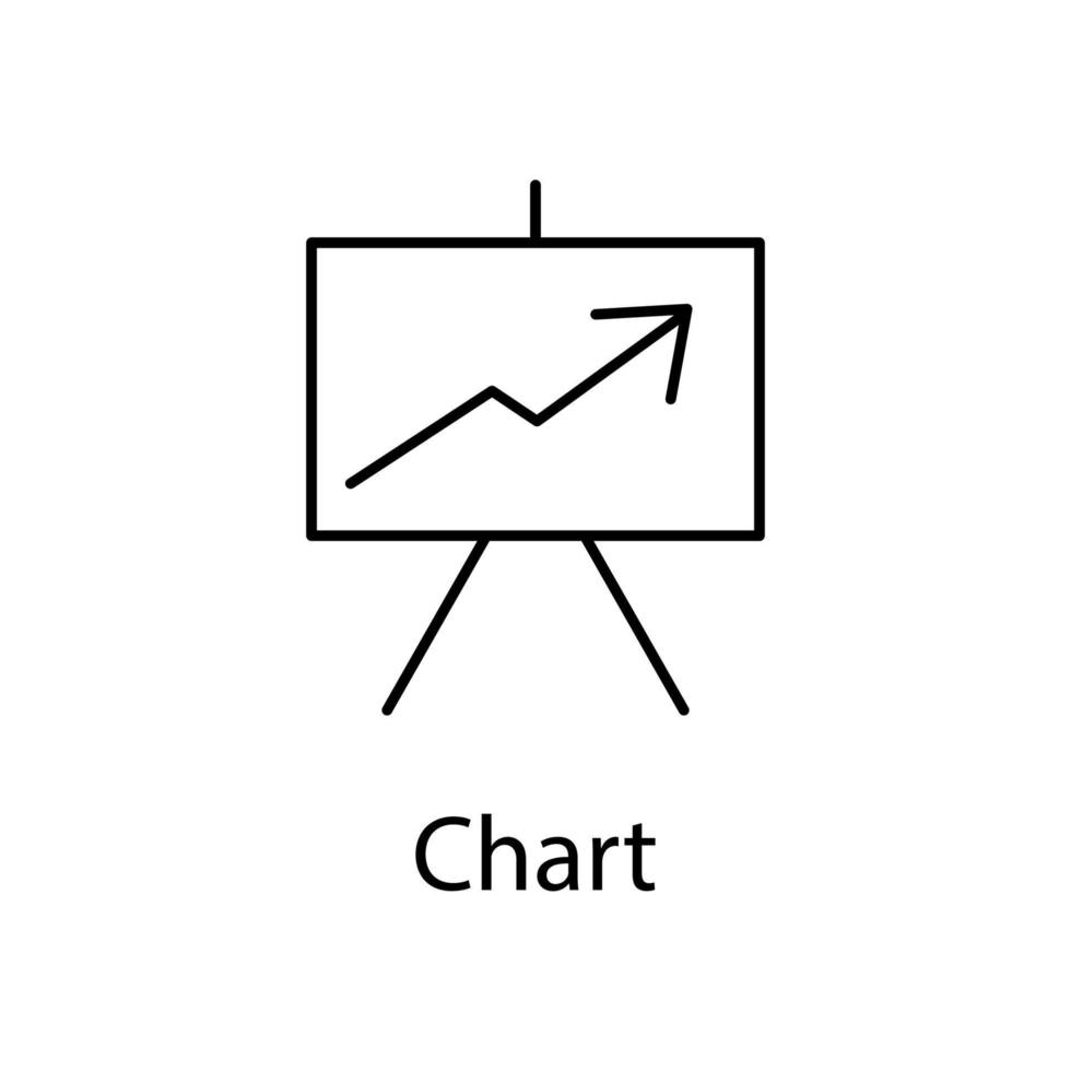 chart presentation vector icon