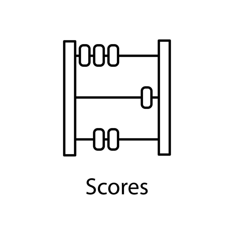 scores vector icon