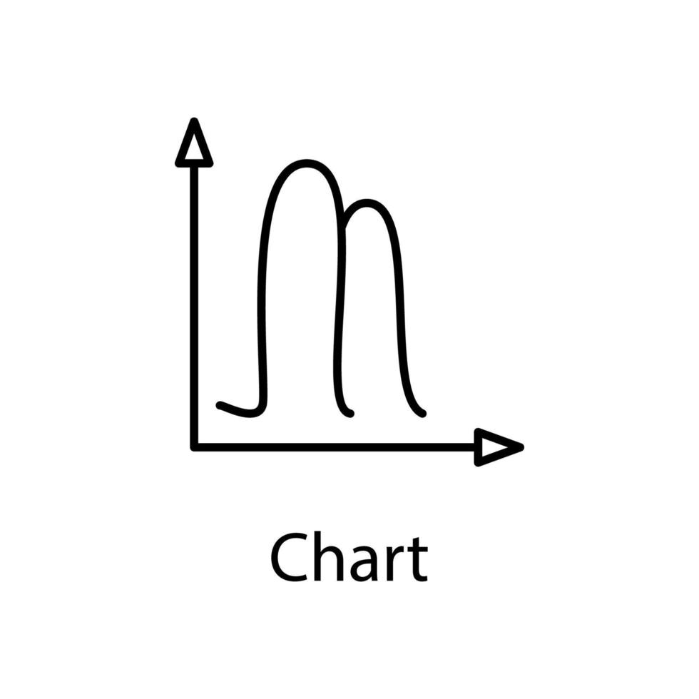 icono de vector de gráfico