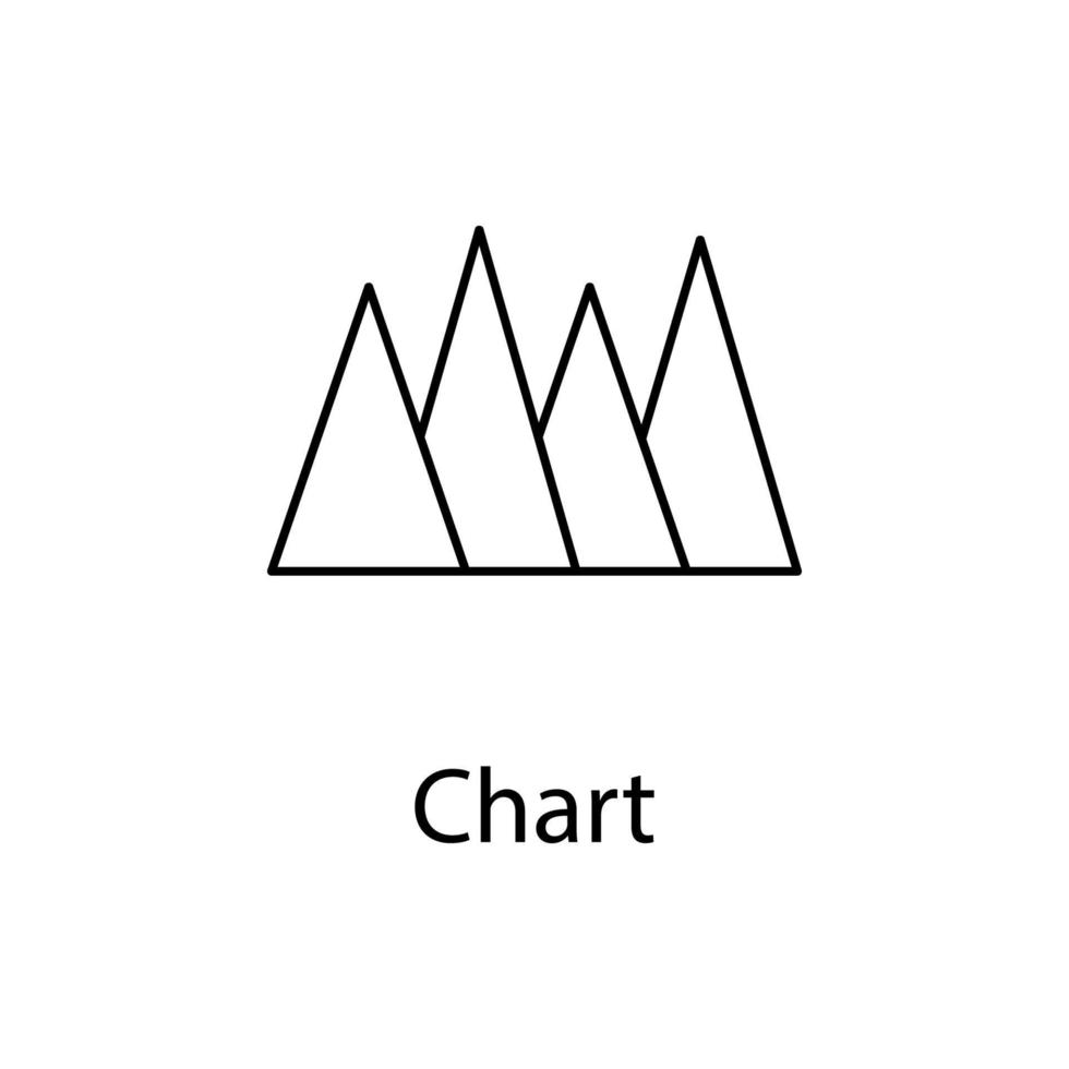 pyramid chart vector icon