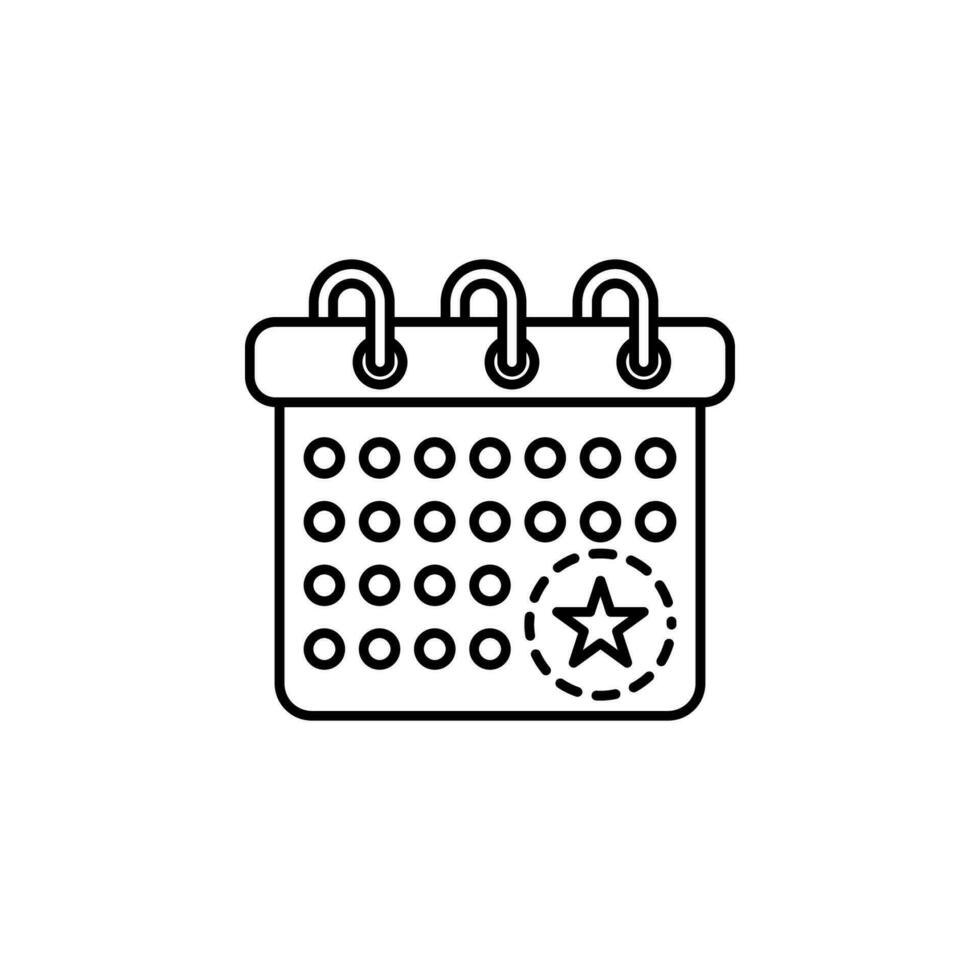 holiday incalendar dusk style vector icon