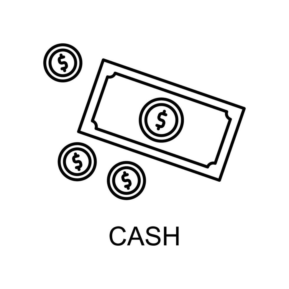 cash vector icon