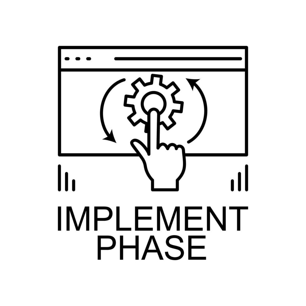 implement phase vector icon