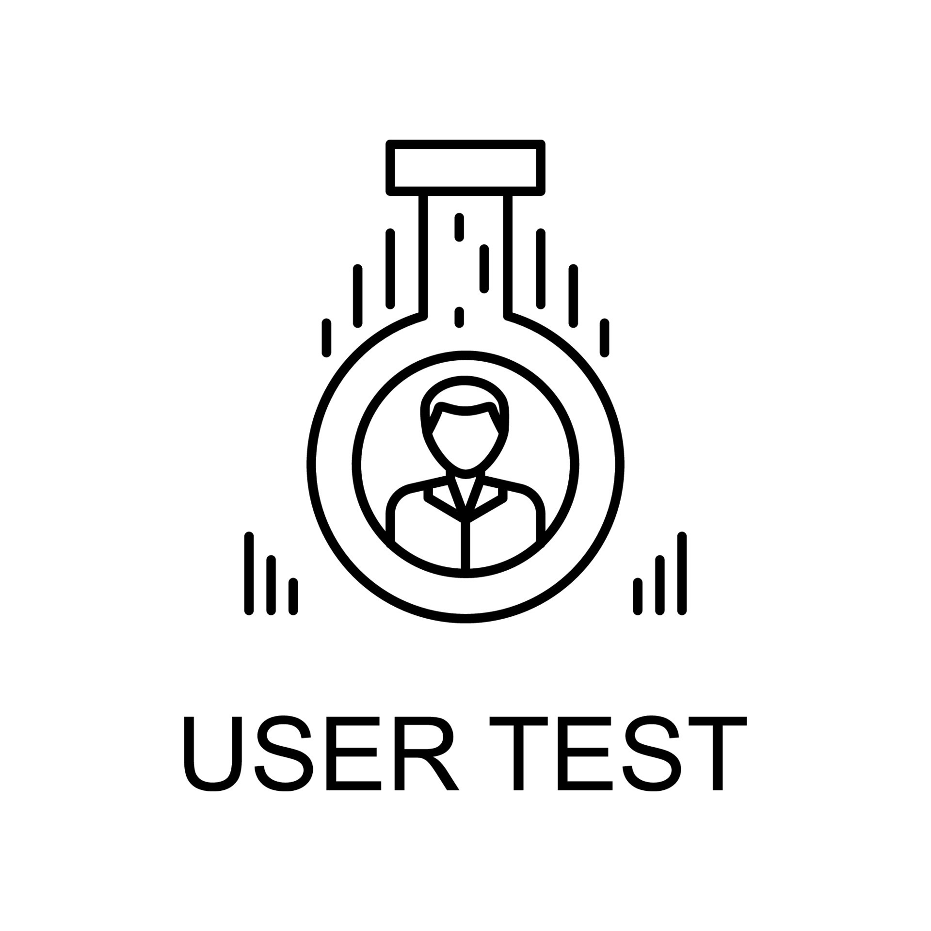 user test vector icon 22763046 Vector Art at Vecteezy