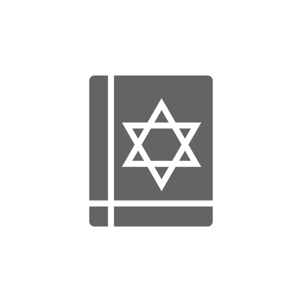 Judaism vector icon