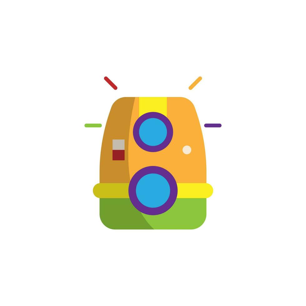 World pride day, speakercolor vector icon
