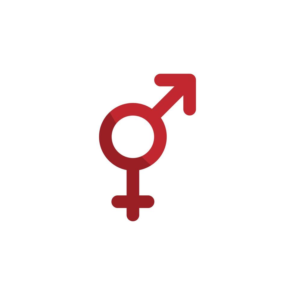 World pride day, genderscolor vector icon
