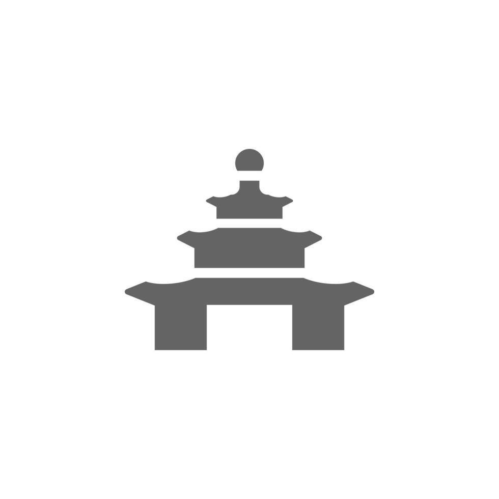 Pagoda vector icon