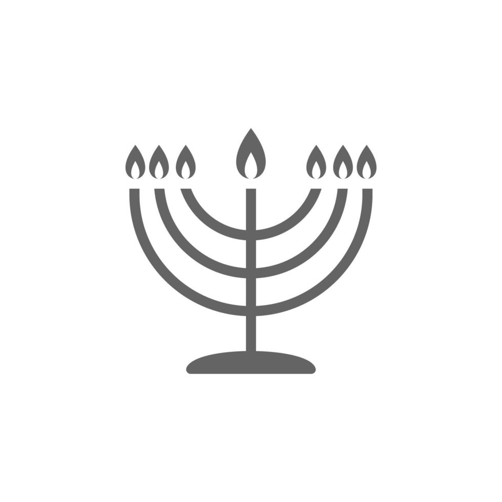 Menorah vector icon