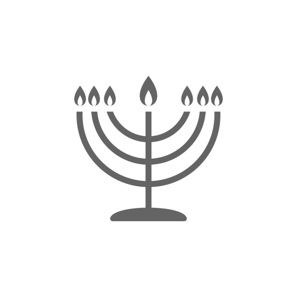 Menorah vector icono