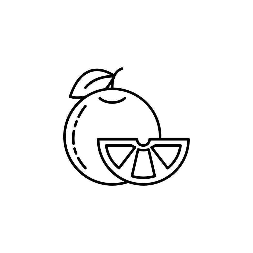 mandarin dusk style vector icon