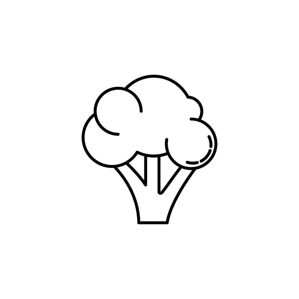 cauliflower dusk style vector icon