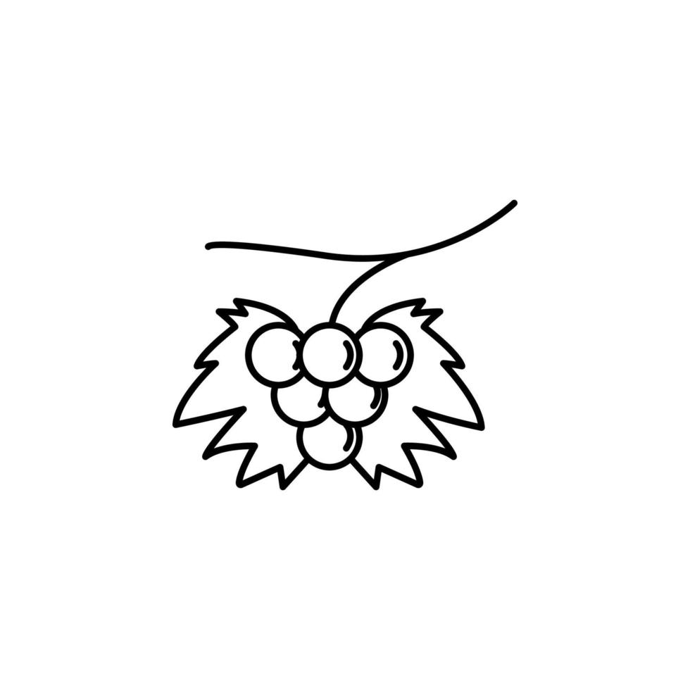 grapes dusk style vector icon