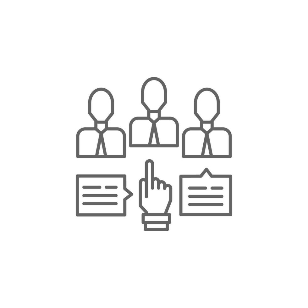 Human resources vector icon