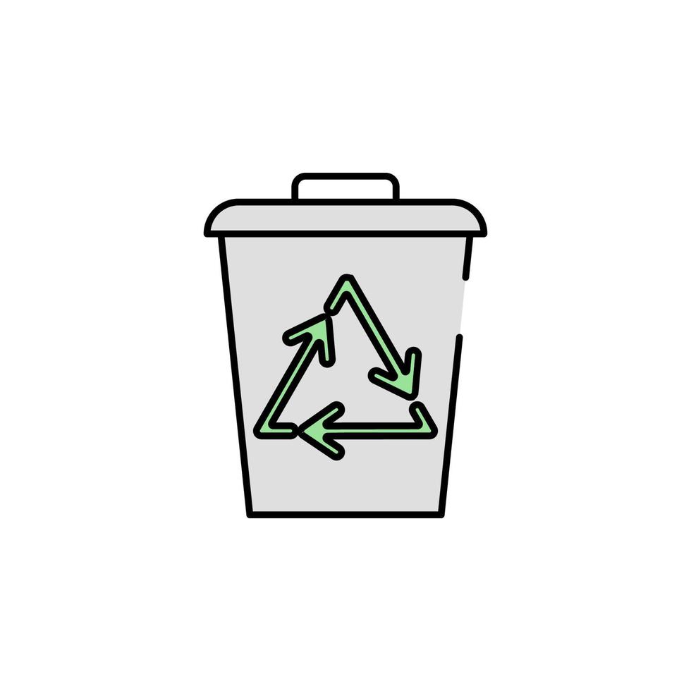 eco reciclar vector icono