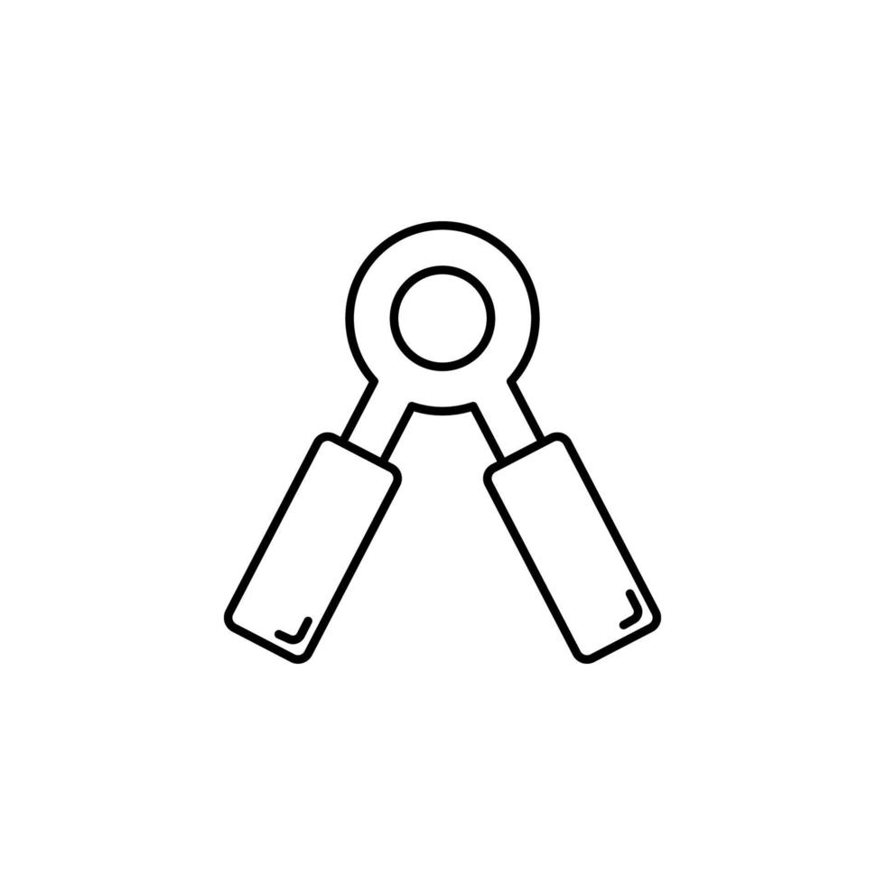 manual expander outline vector icon