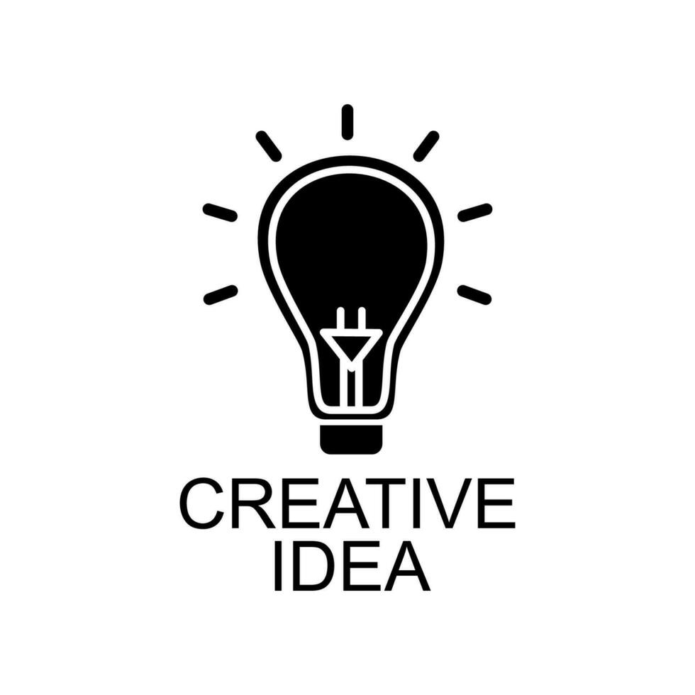 icono de vector de idea creativa