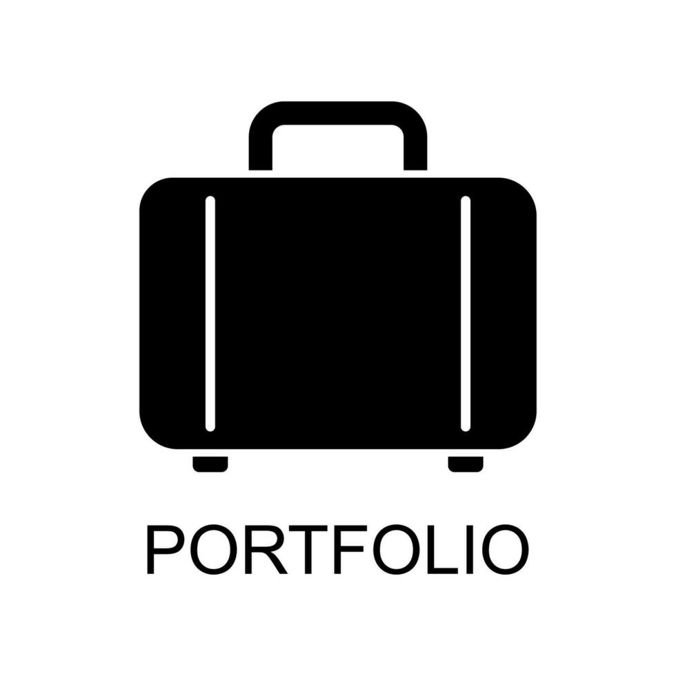 portfolio vector icon