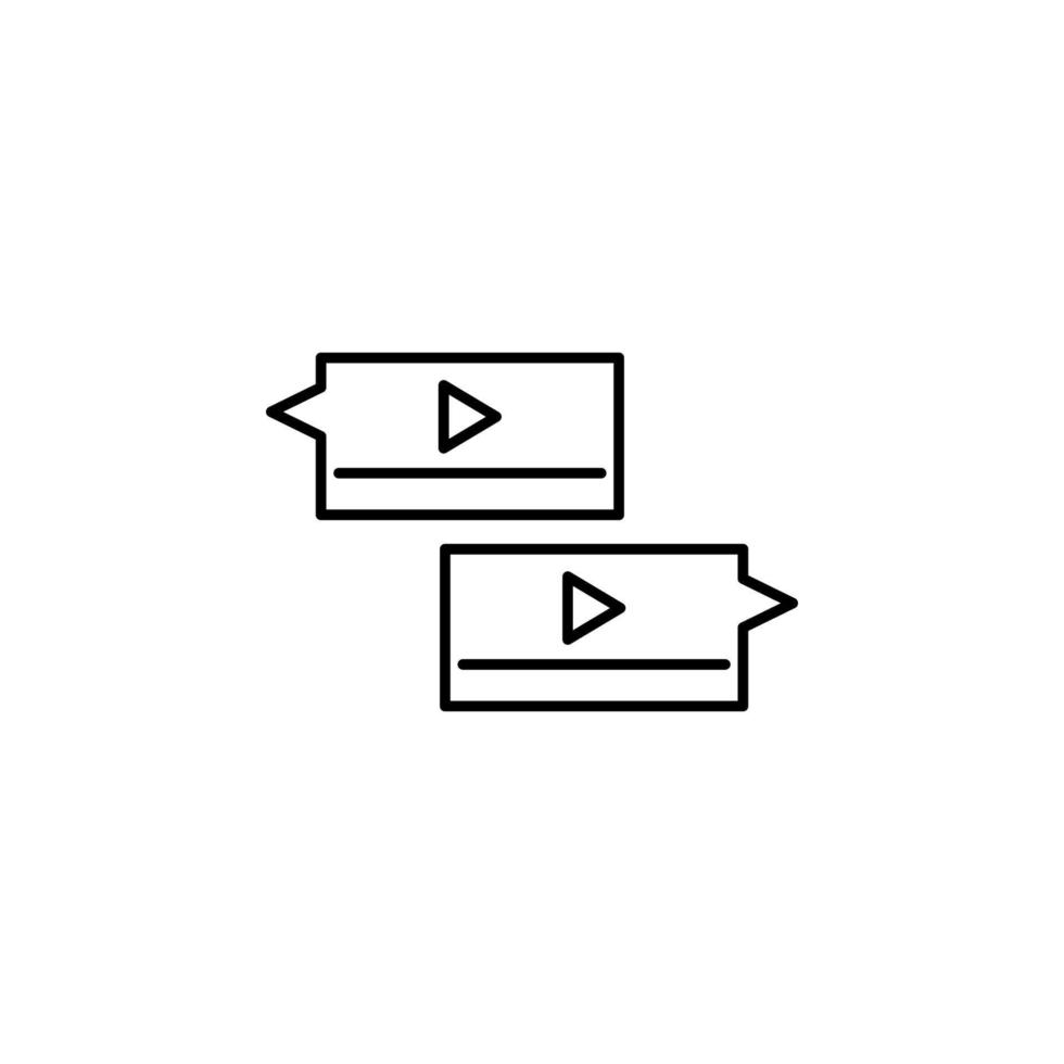 watching a video vector icon