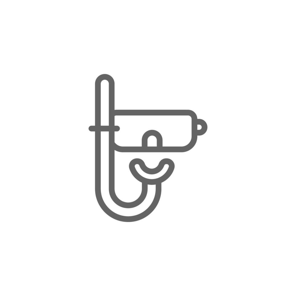 snorkel vector icon