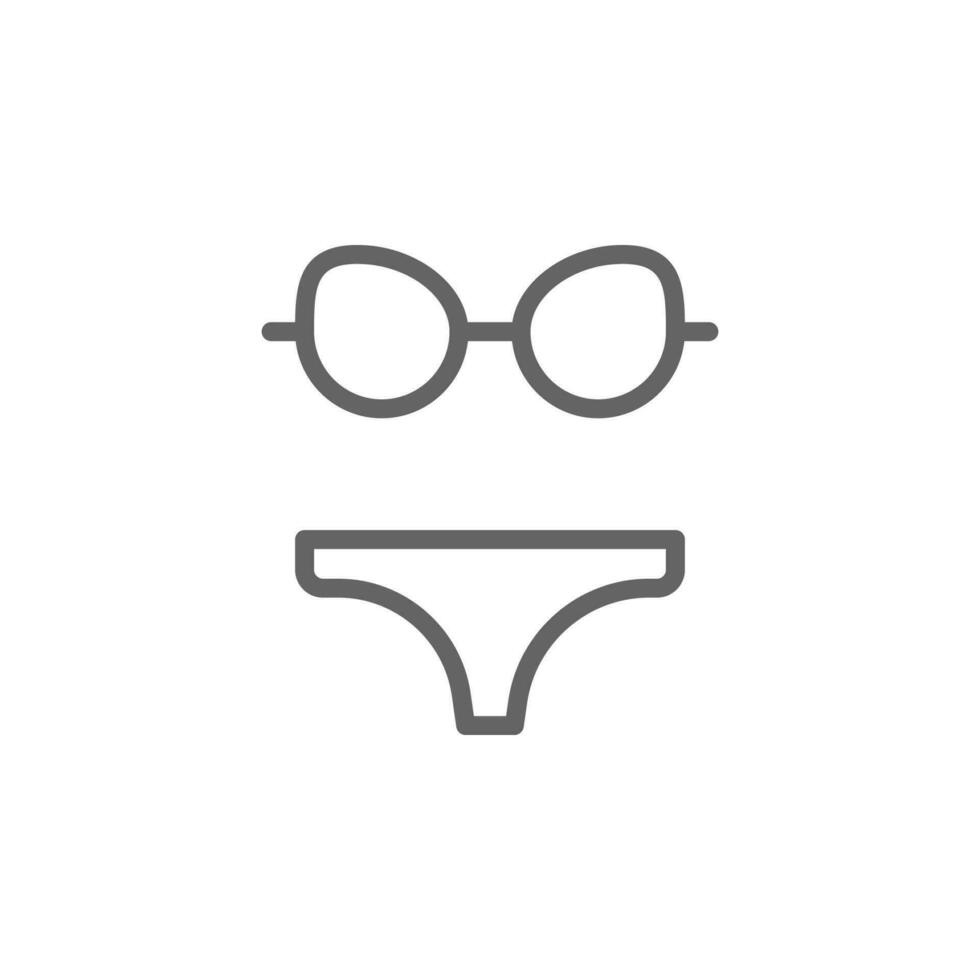 Bikini vector icon