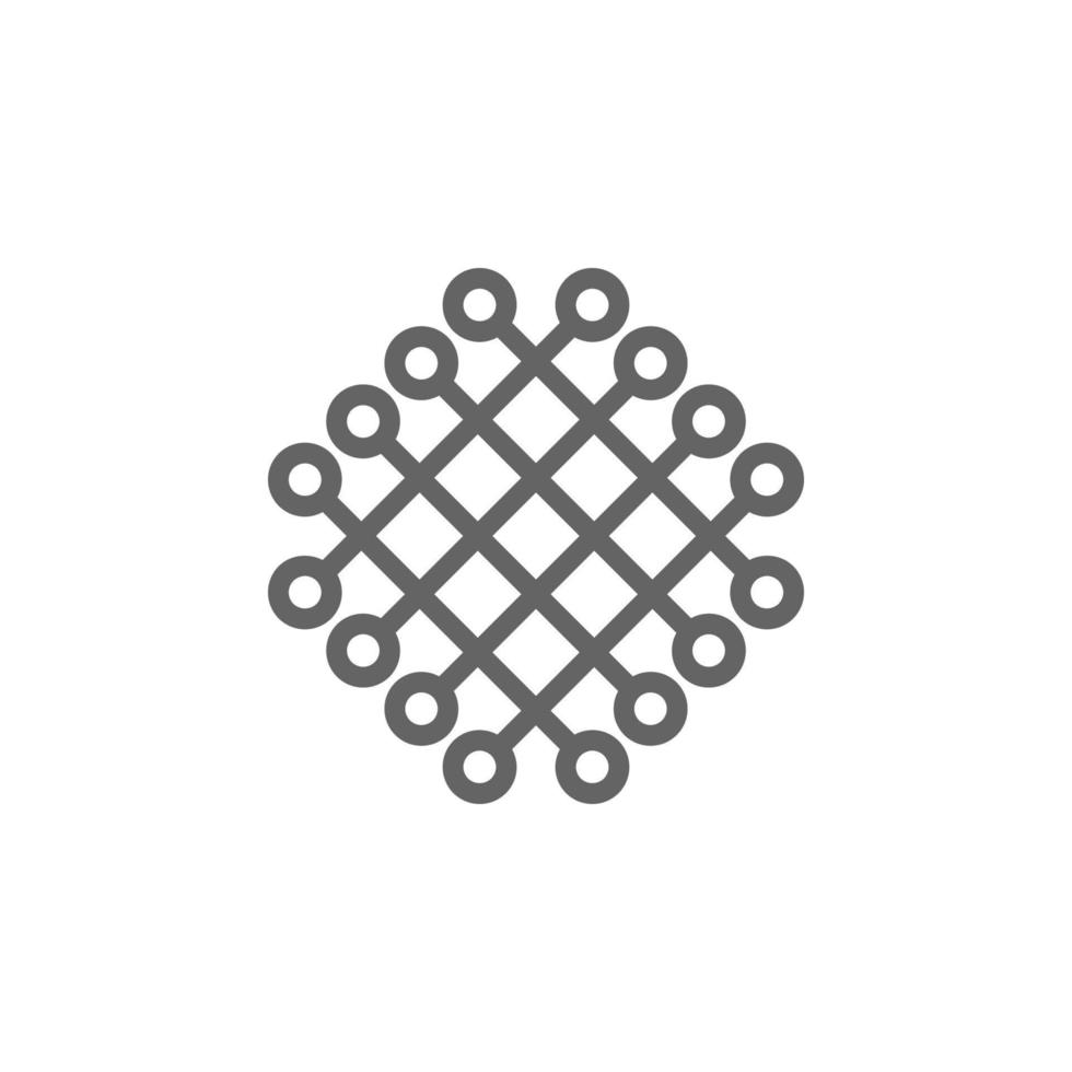 fishing net vector icon