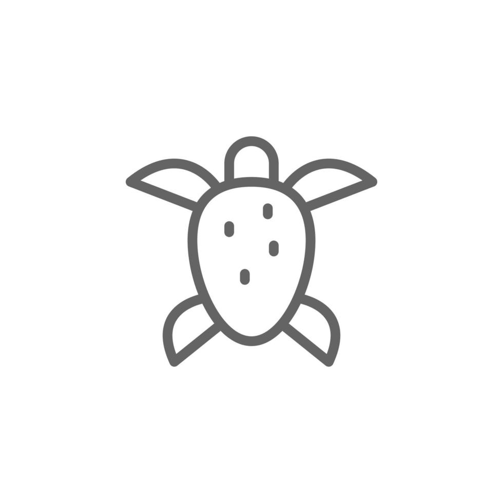 icono de vector de tortuga