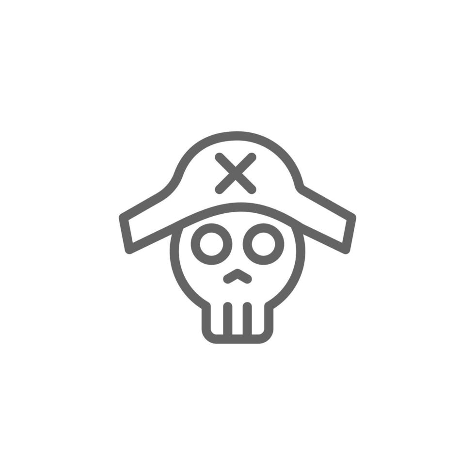 icono de vector de pirata