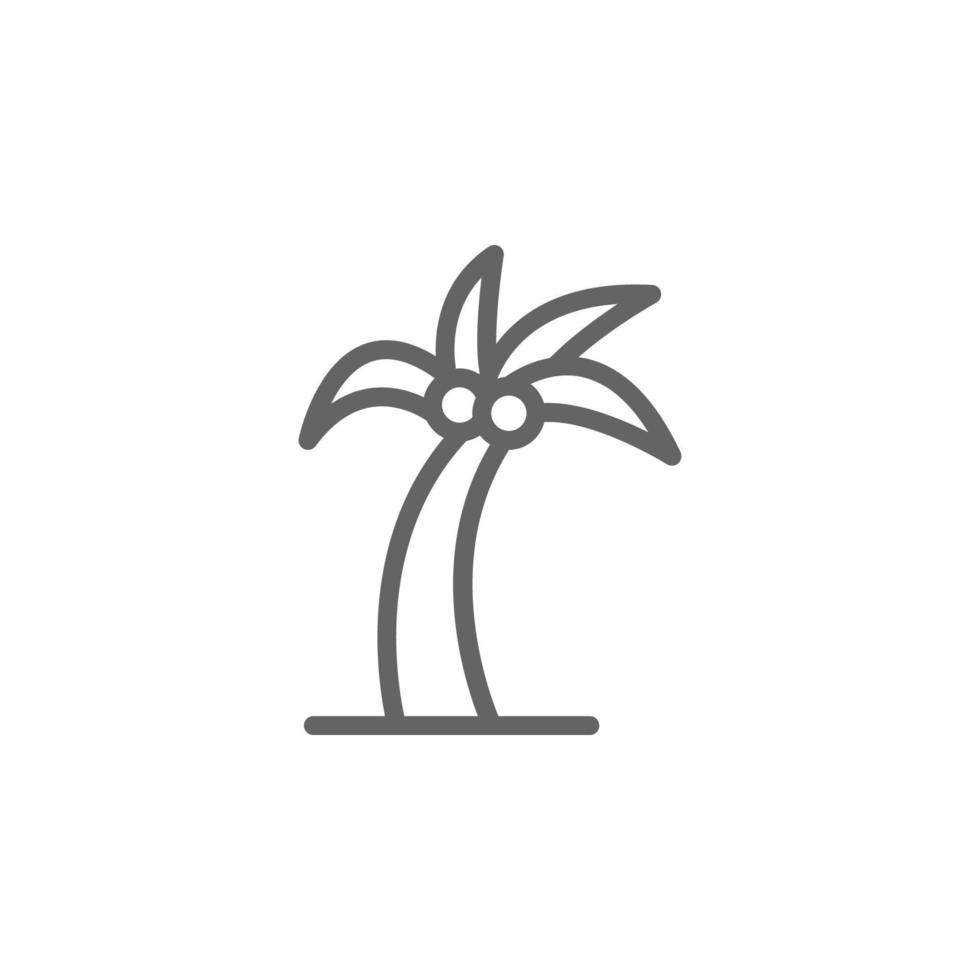 icono de vector de árbol de Palma