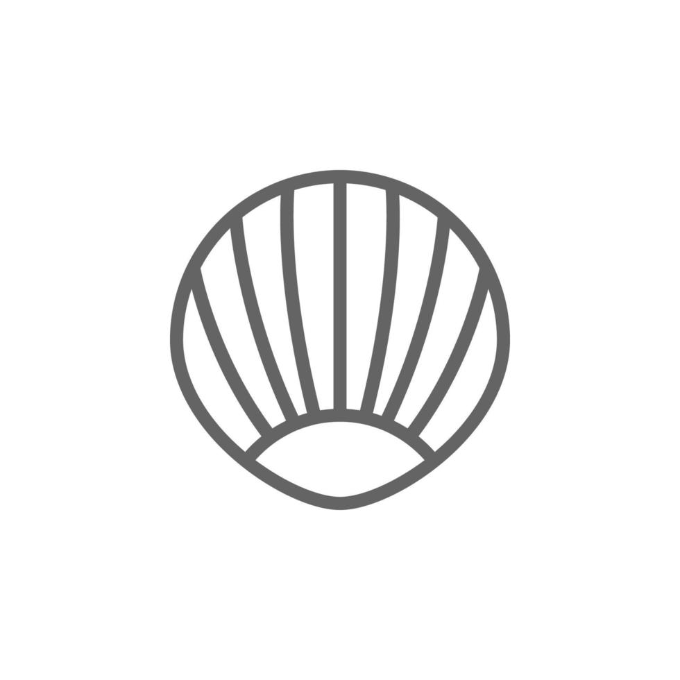 seashell vector icon