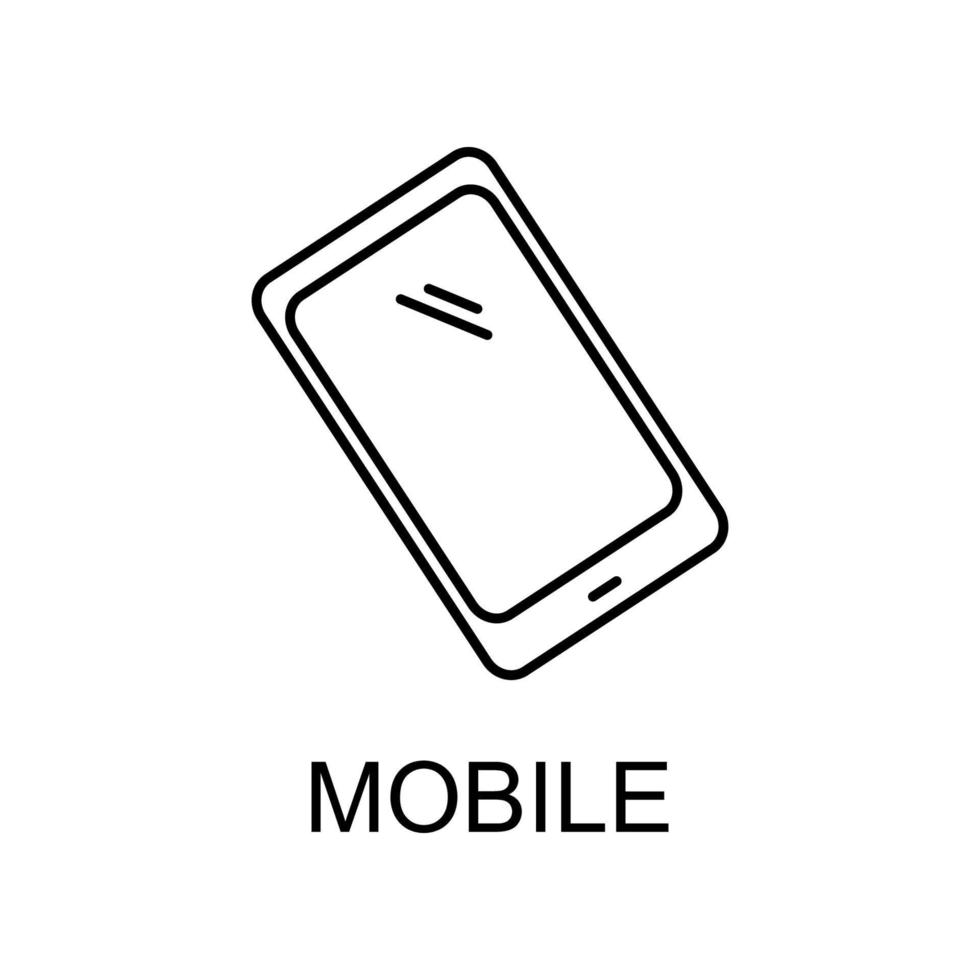 mobile phone vector icon